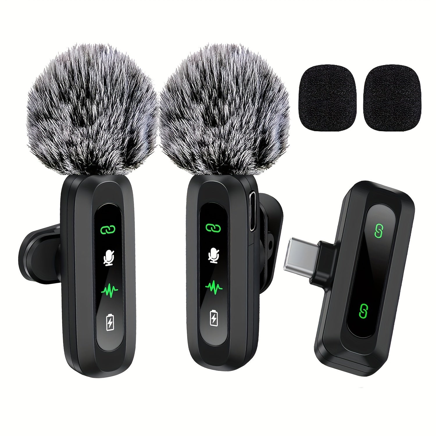 Wireless Lavalier Microphone  Dual USB-C Recording System - Product detail 8