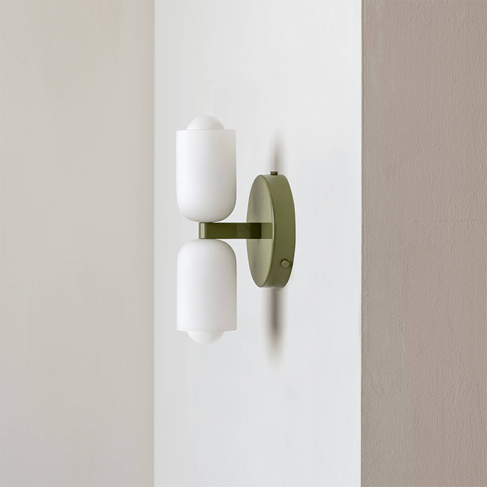 Modern Dual Wall Light  Brushed Brass Up Down Sconce - Product detail 9