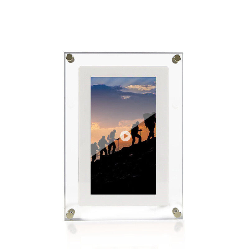 Acrylic Digital Photo Frame Modern Clear Display Stand - Product detail 5