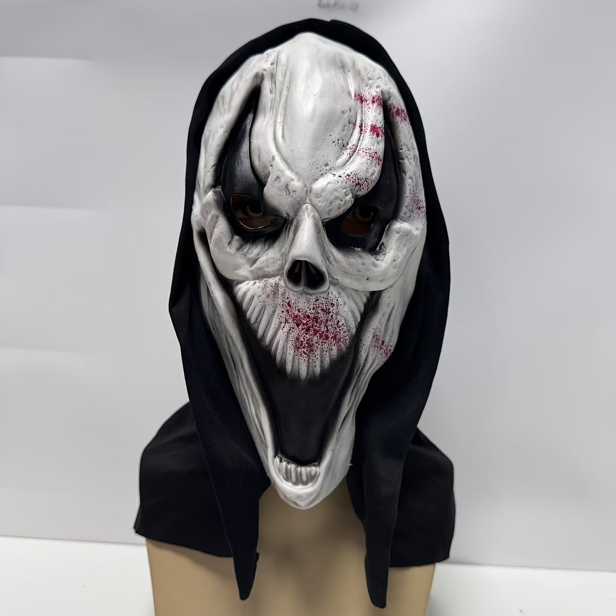 Halloween Skull Mask  Full Head Design with Hood - Product detail 4