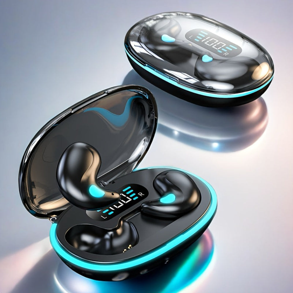 Wireless Bluetooth Earbuds LED Display Charging Case - Product showcase