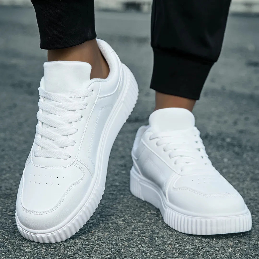 Mens Casual Sneakers Lightweight White Design - Product detail 5