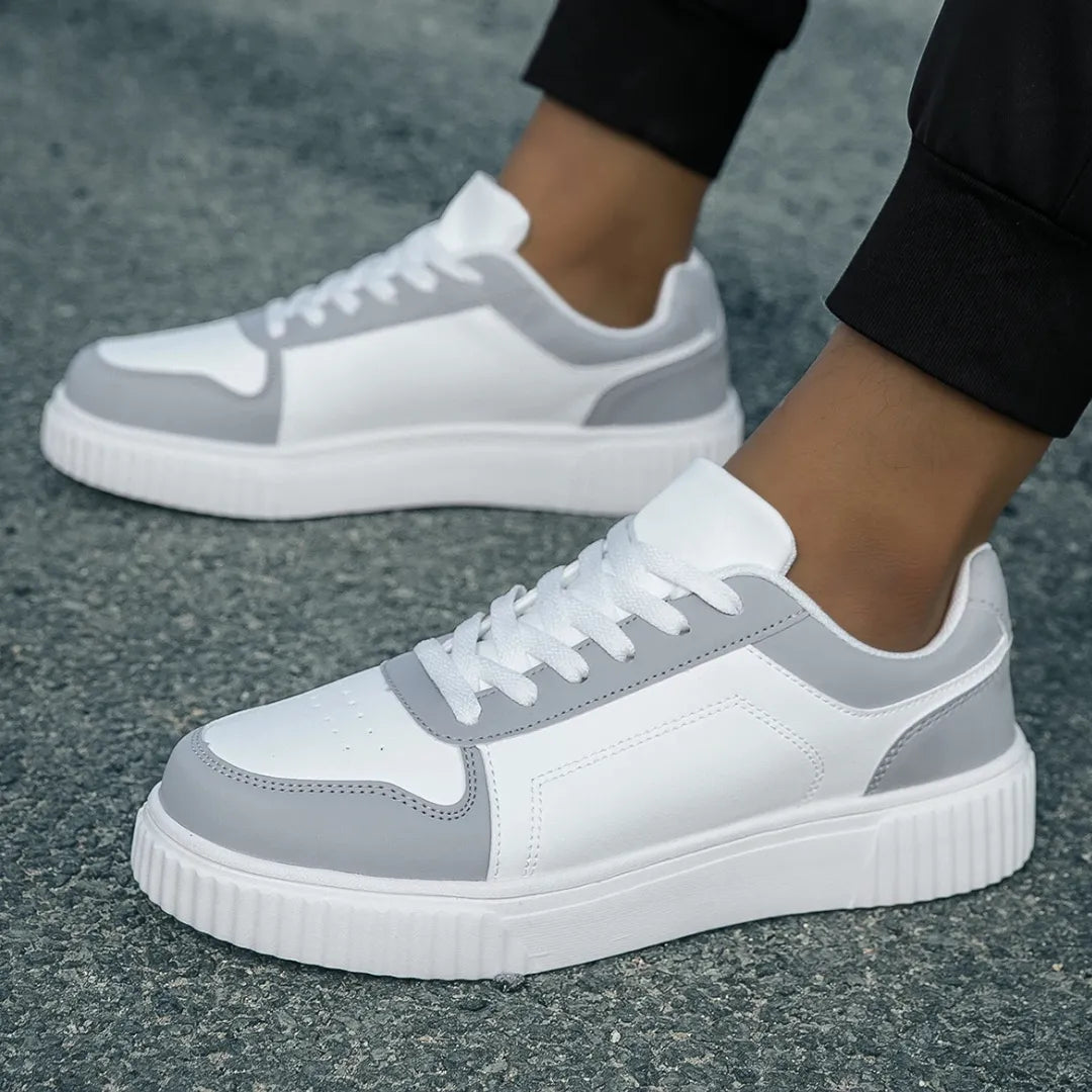 Mens Casual Sneakers Lightweight White Design - Product detail 9