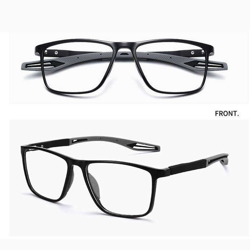 Multifocal Reading Glasses Ultralight Polycarbonate Frame with Red Accents - Product detail 4