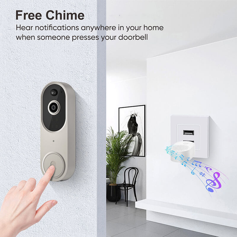 Wireless Video Doorbell Camera AI Motion Detection 1080P - Product detail 6