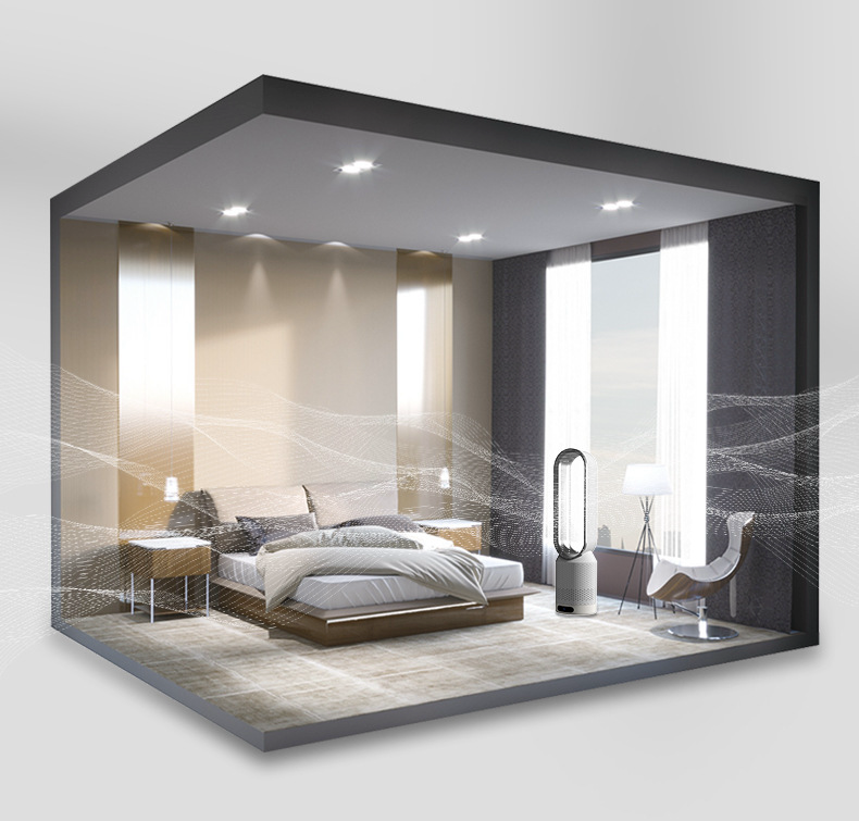 Smart Air Purifier Fan  Bladeless 3-in-1 Cooling System - Product detail 8