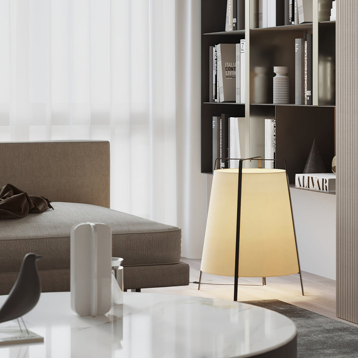 Modern Table Lamp Minimalist Tripod Design - Product detail 20