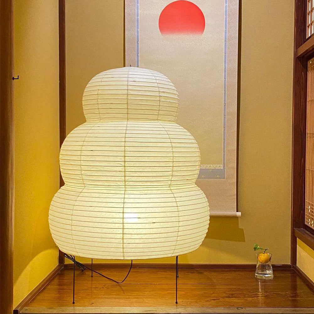 Japanese Paper Table Lamp Bamboo Frame Lantern Design - Product detail 13