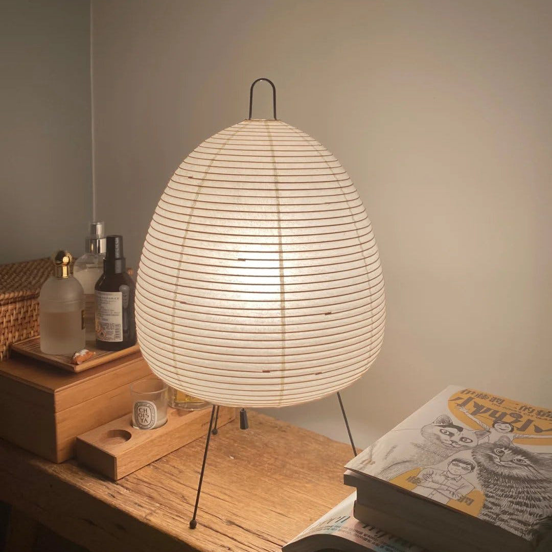 Japanese Paper Table Lamp Bamboo Frame Lantern Design - Product detail 10