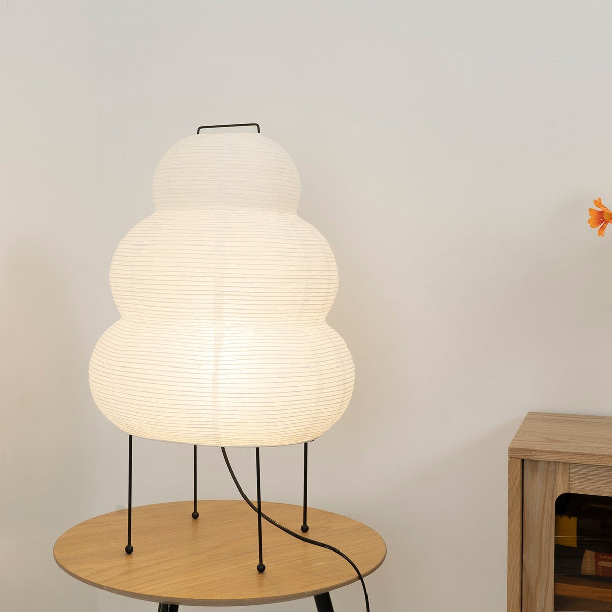 Japanese Paper Table Lamp Bamboo Frame Lantern Design - Product detail 34