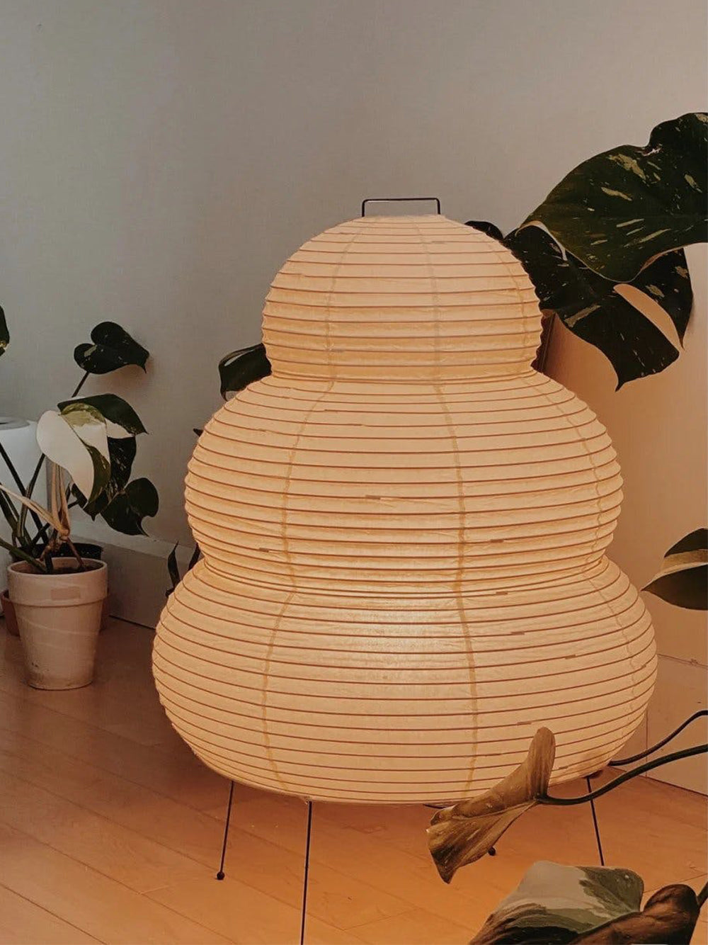 Japanese Paper Table Lamp Bamboo Frame Lantern Design - Product detail 15
