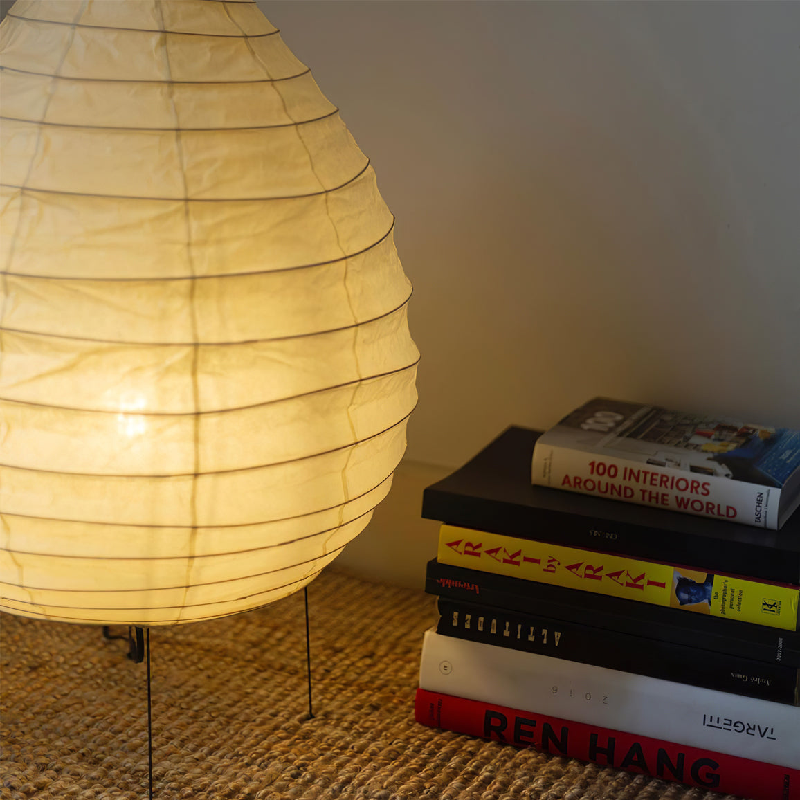 Japanese Paper Table Lamp Handcrafted Mulberry Design - Product detail 8