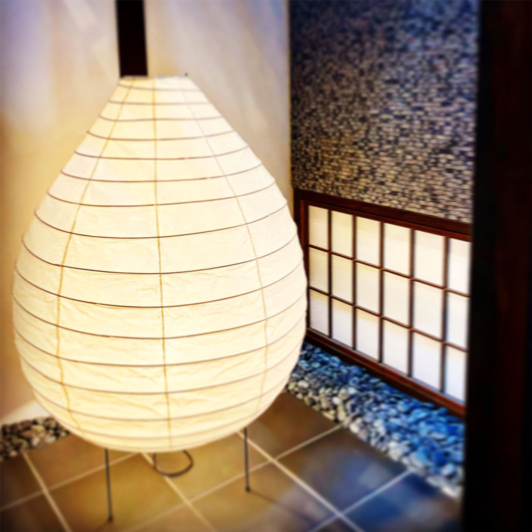 Japanese Paper Table Lamp Handcrafted Mulberry Design - Product detail 11