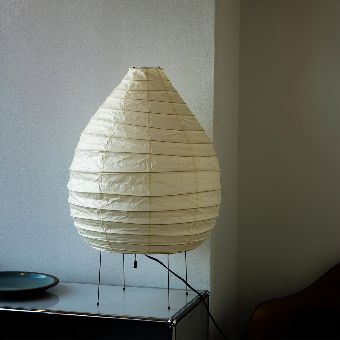 Japanese Paper Table Lamp Handcrafted Mulberry Design - Product detail 10