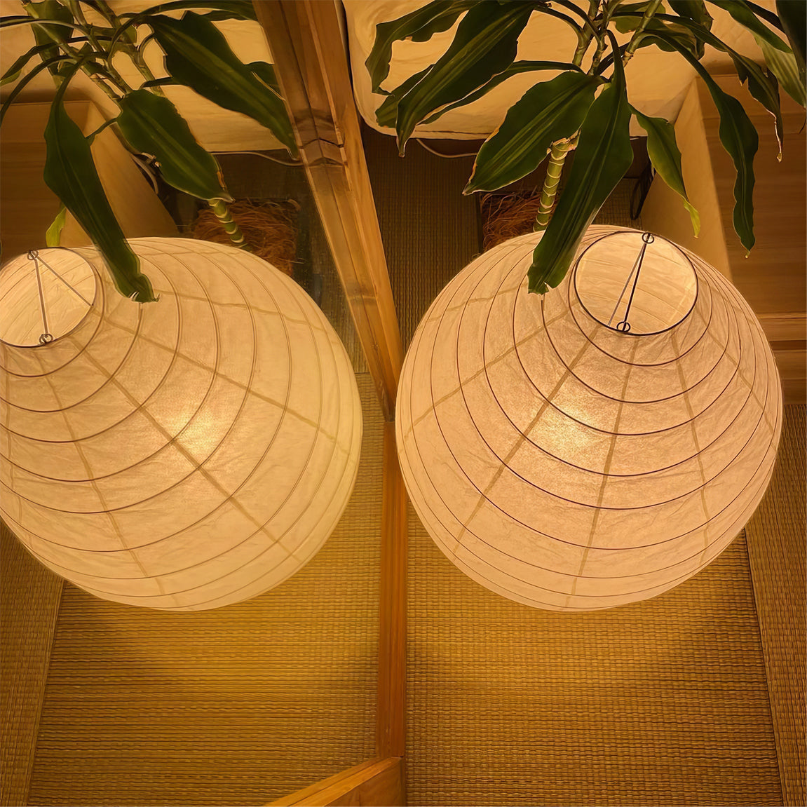 Japanese Paper Table Lamp Handcrafted Mulberry Design - Product detail 13