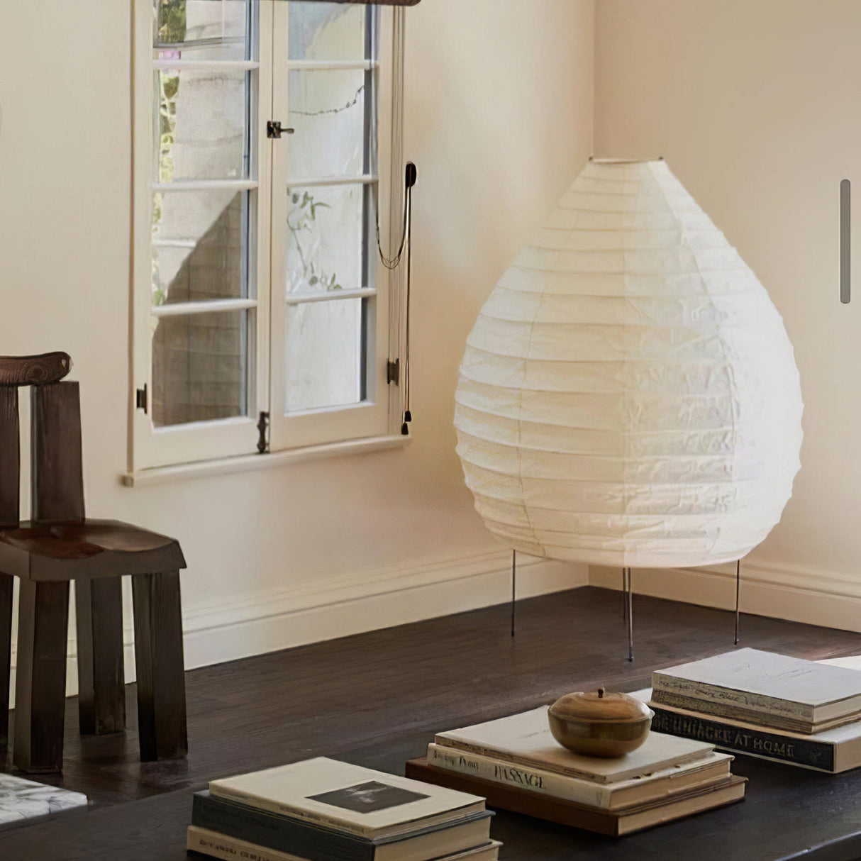 Japanese Paper Table Lamp Handcrafted Mulberry Design - Product detail 9
