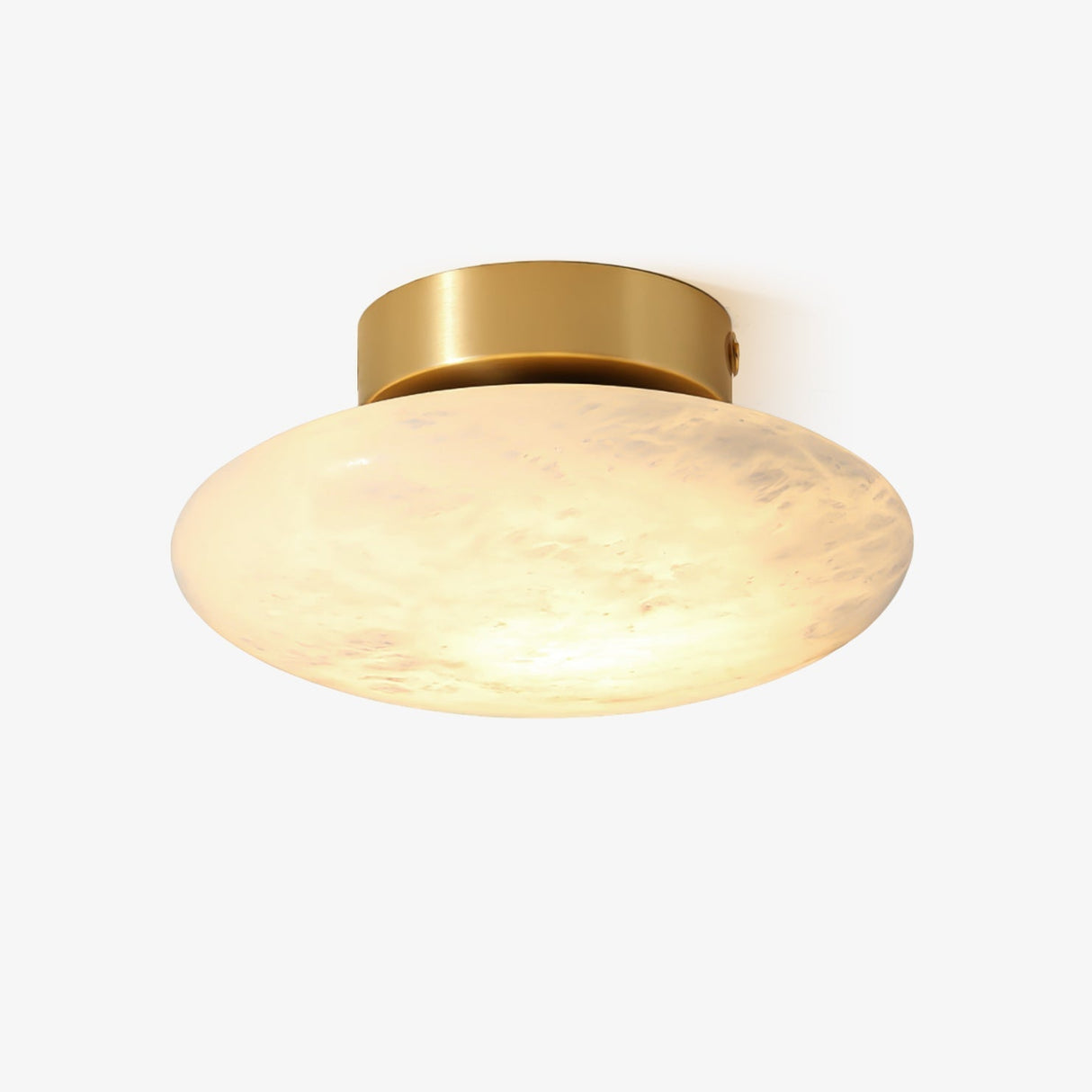 Alabaster Ceiling Light Oval Natural Stone Fixture - Product detail 7