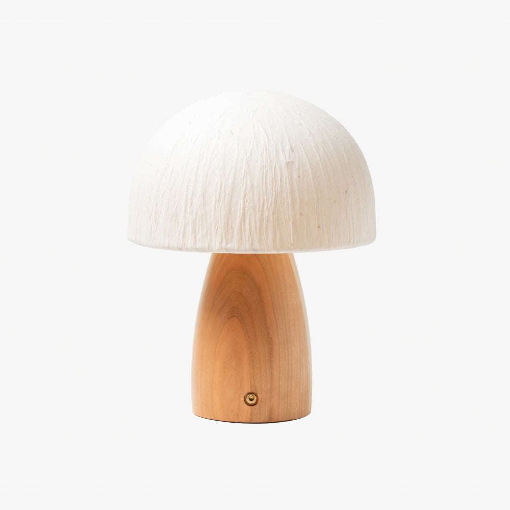 Minimalist Table Lamp Paper Shade Wood Base Design - Product detail 23