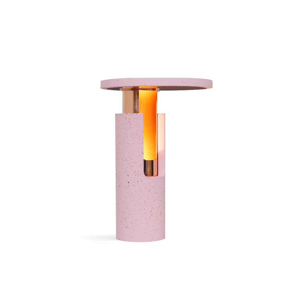 Modern Terrazzo Table Lamp Amber Glow Design - Product detail 11