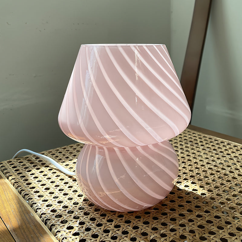 Glass Table Lamp Spiral Pattern Design - Product detail 35