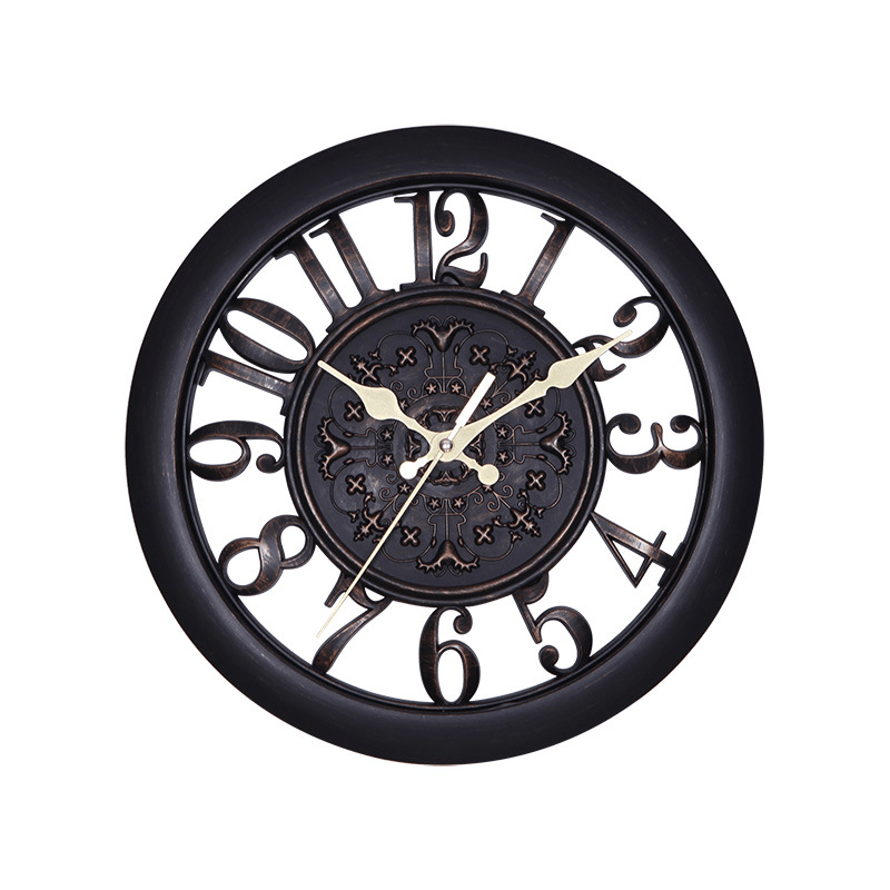 Vintage Wall Clock  Ornate Medallion Design - Product detail 4