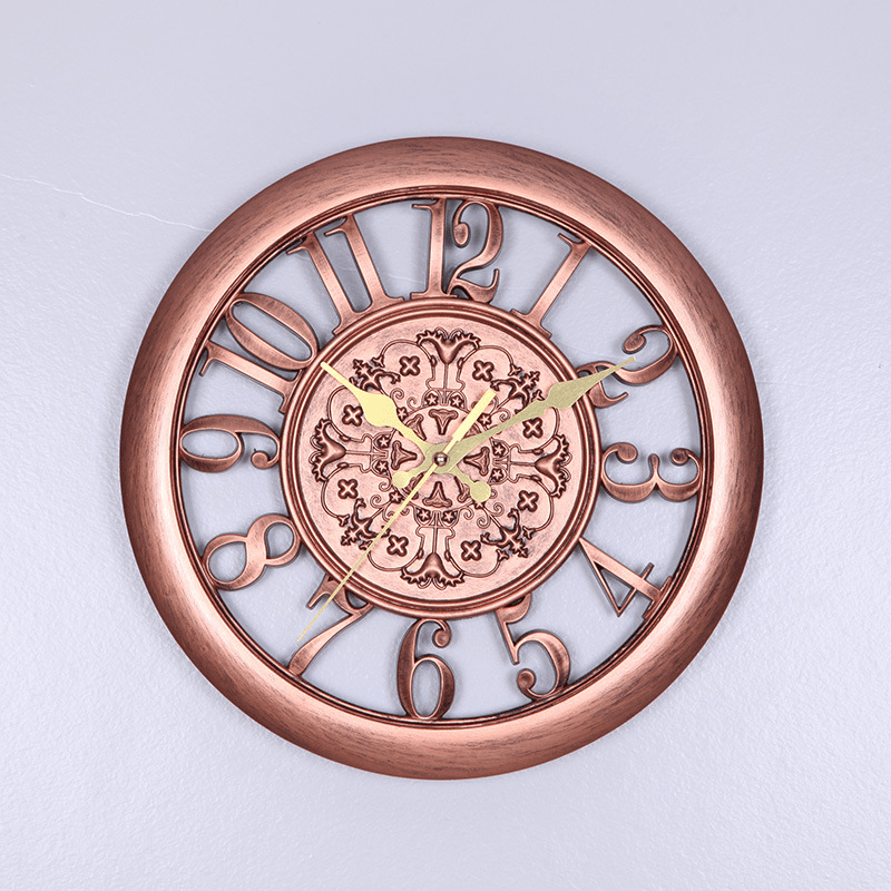 Vintage Wall Clock  Ornate Medallion Design - Product detail 5