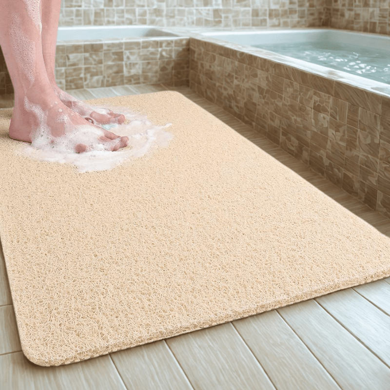 Non-Slip Shower Mat Fast Drainage PVC Surface - Detailed view