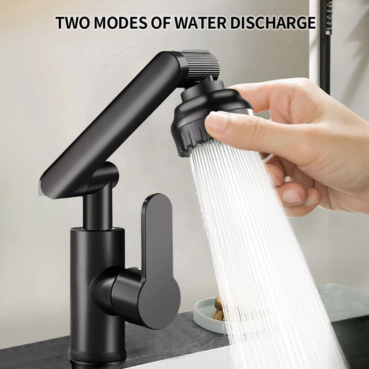 Kitchen Faucet with Flexible Arm 360 Swivel Multi-Mode Spray - Product detail 5