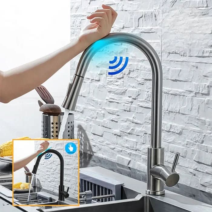 Smart Kitchen Faucet Motion Sensor Pull-Out Spout - Detailed view