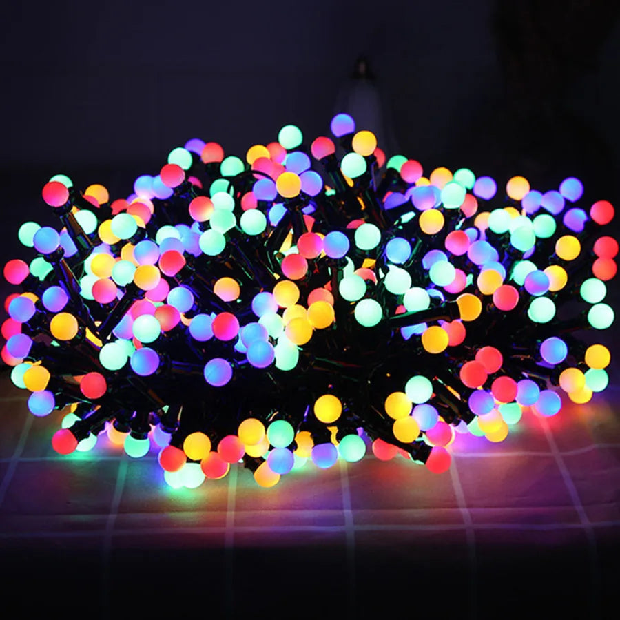 LED String Lights Waterproof Multicolor Globe Bulbs - Product example