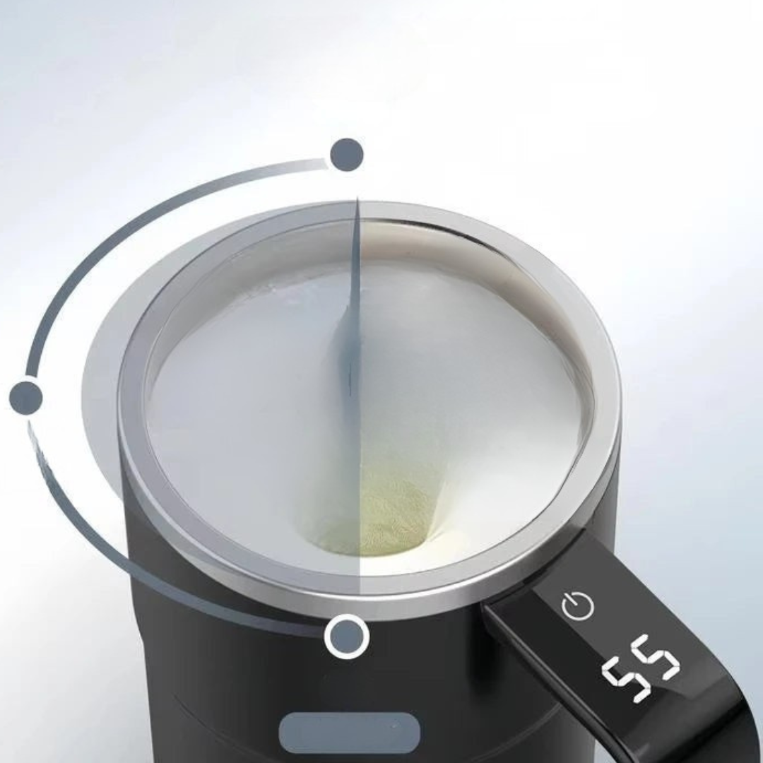 Self-Stirring Coffee Mug Digital Temperature Display - Product example