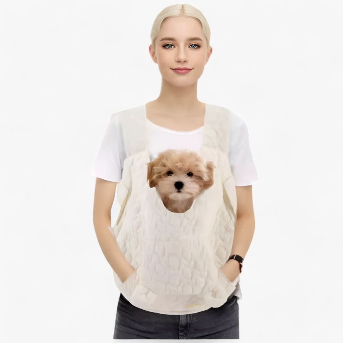 Waterproof Pet Carrier Quilted Design with Shoulder Straps - Product detail 5