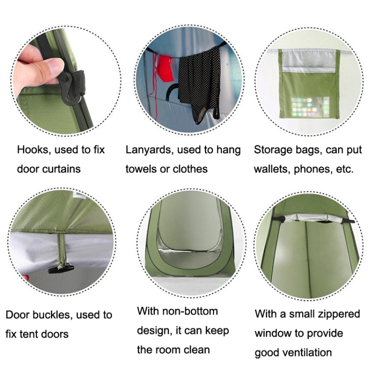 Portable Pop Up Changing Tent Waterproof 190T Fabric - Product detail 5