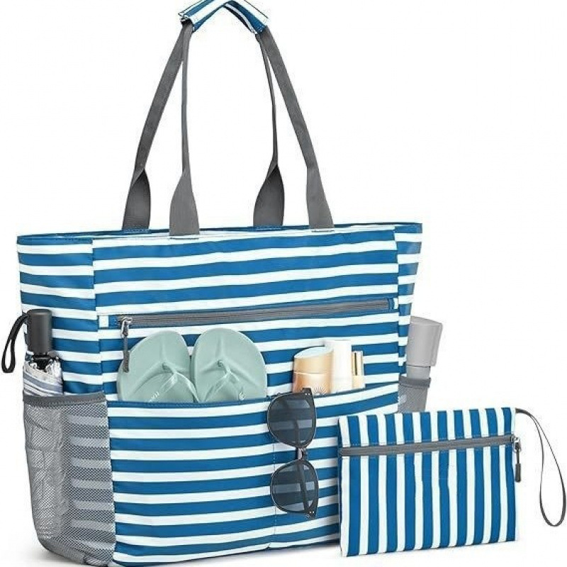 Waterproof Beach Bag Large Tote With Multiple Pockets - Product detail 4