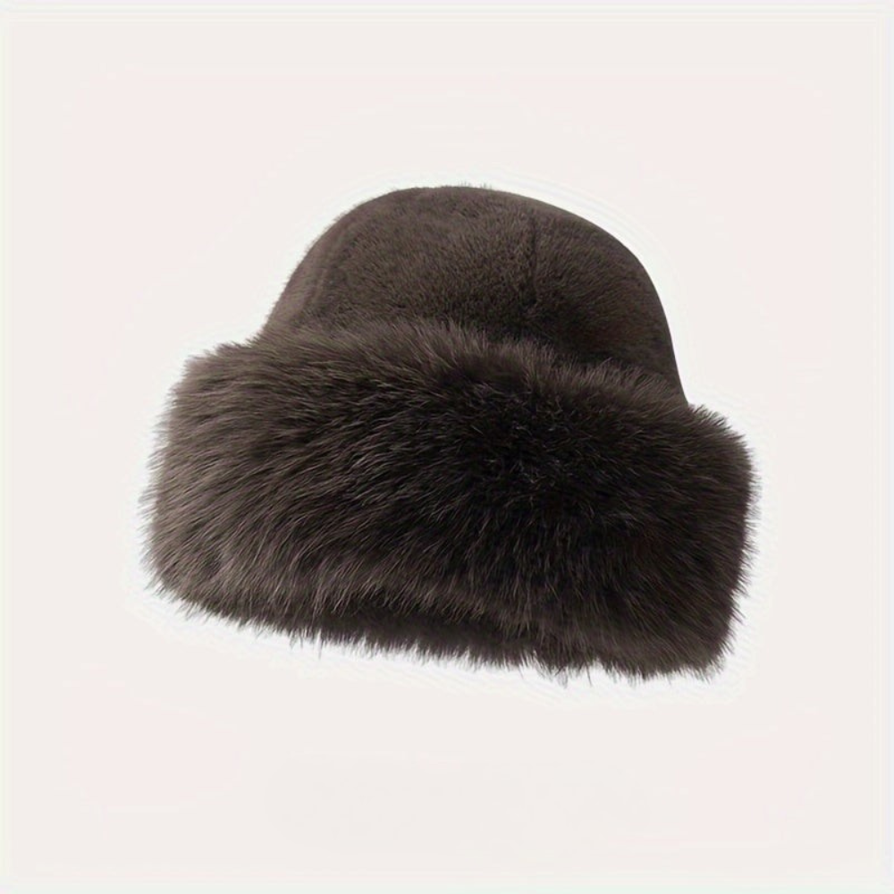 Knitted Winter Hat Faux Fur Ear Protection - Product detail 10