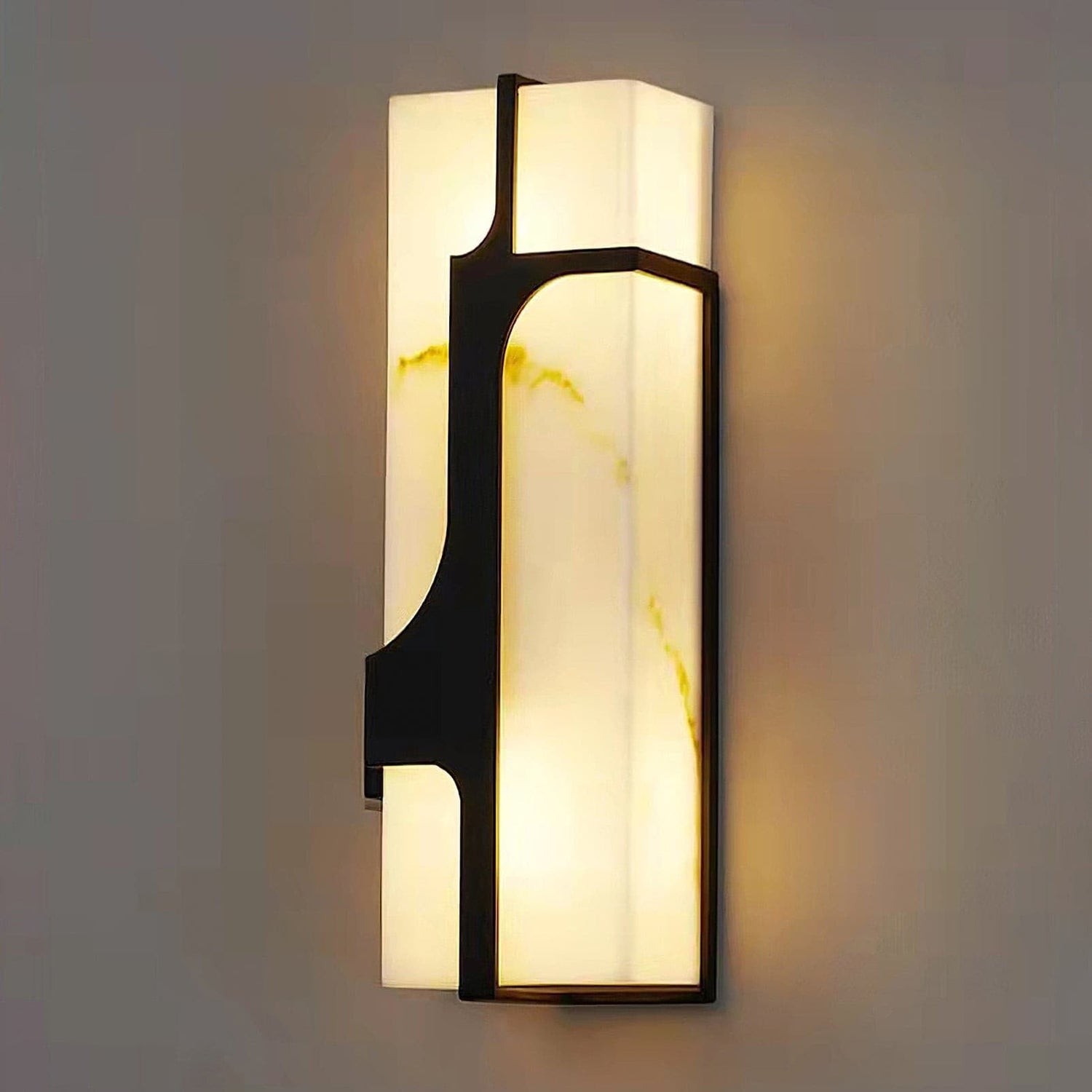 Modern Wall Sconce  Gold Frame Marble Design - Product detail 7