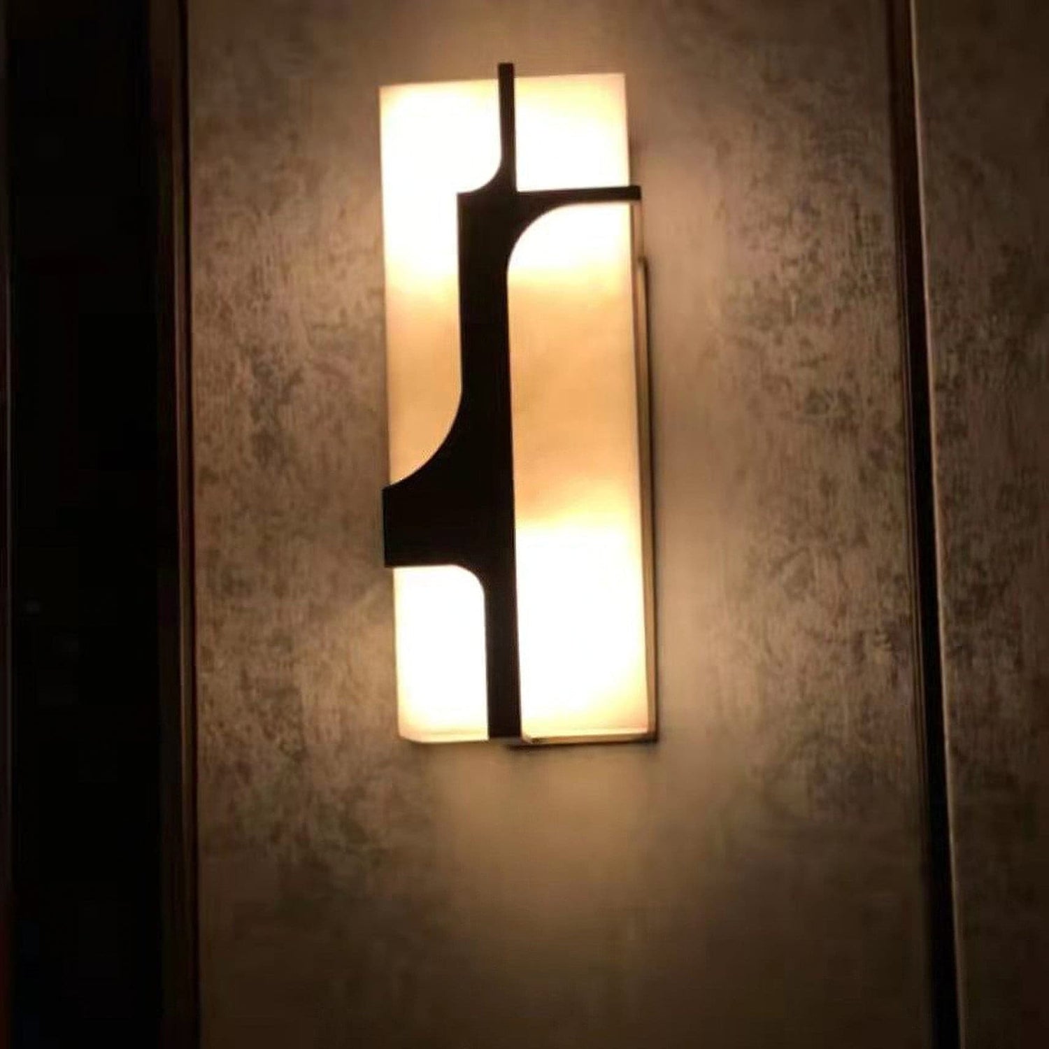 Modern Wall Sconce  Gold Frame Marble Design - Product detail 11