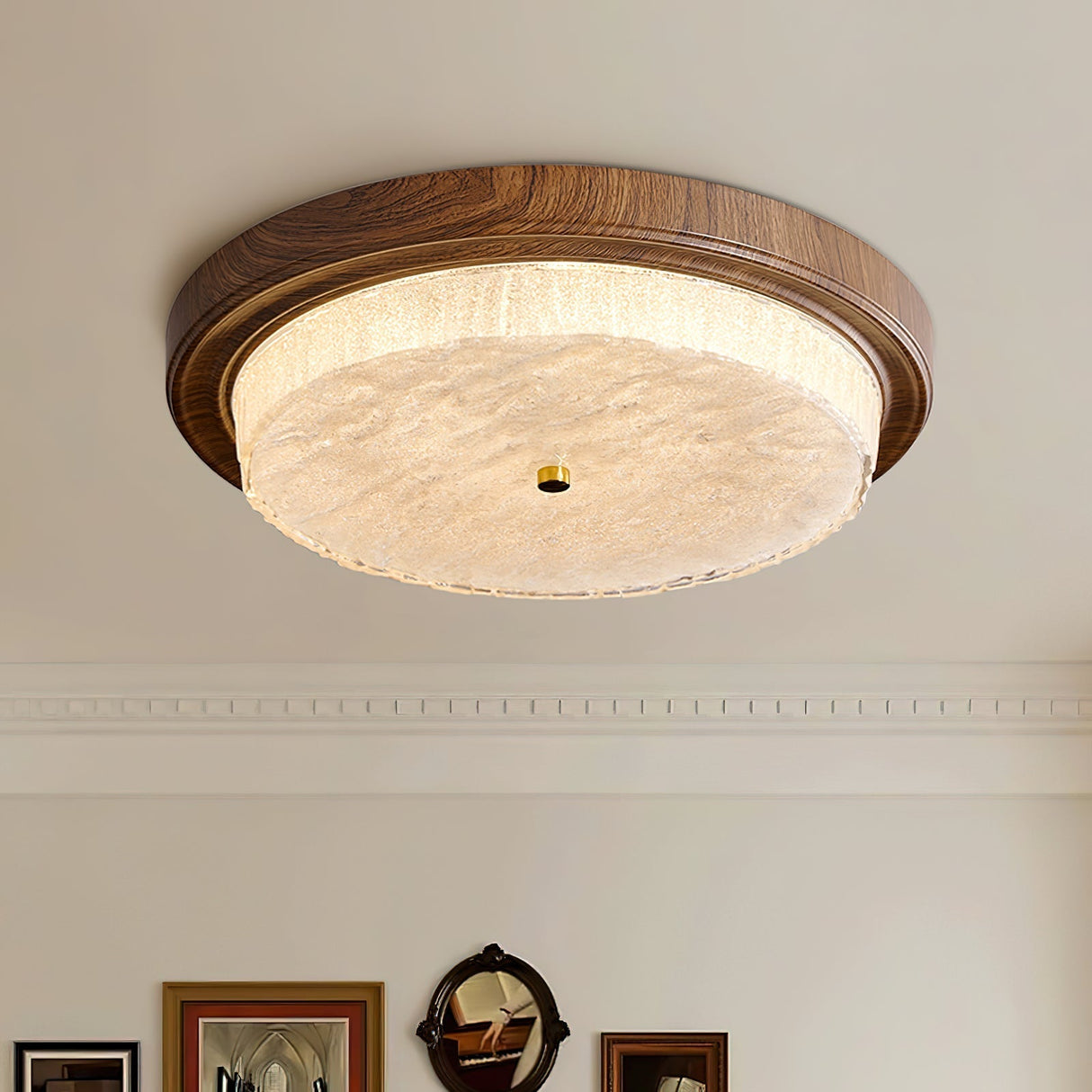 Modern Ceiling Light Minimalist Metal and Glass Design - Product detail 4