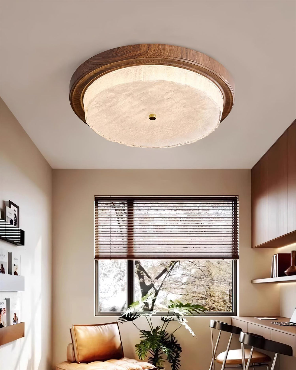 Modern Ceiling Light Minimalist Metal and Glass Design - Product detail 9