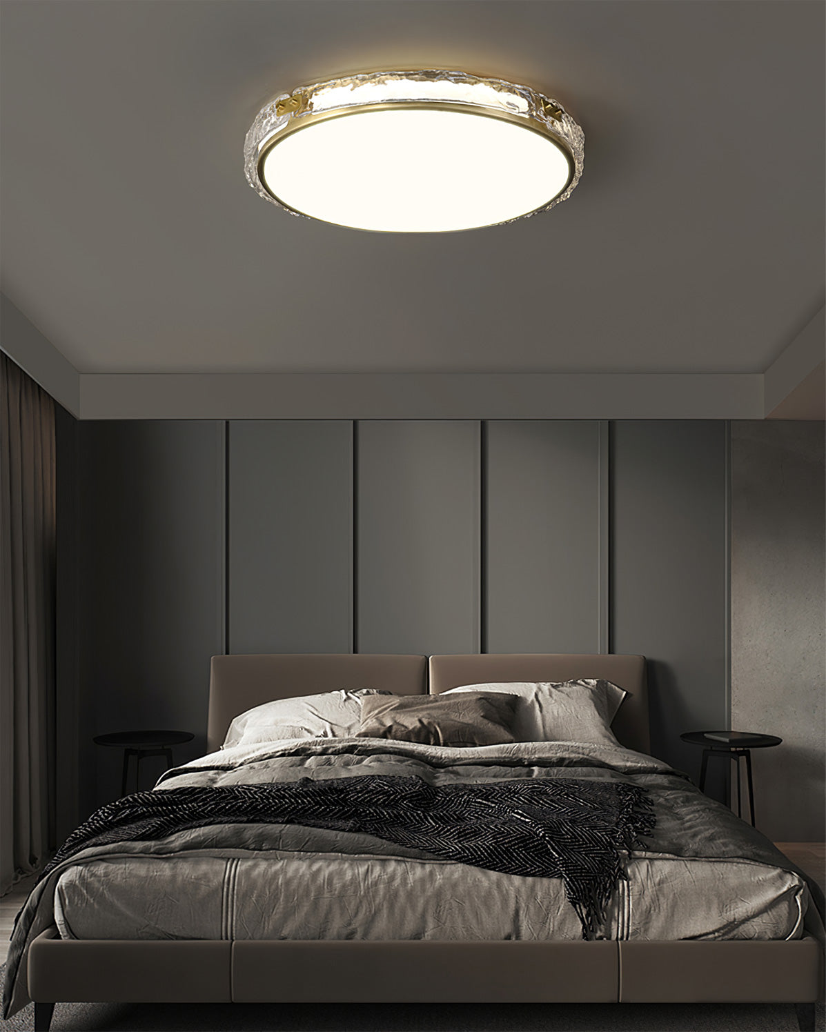 Modern LED Ceiling Light Glass Ring with Gold Finish - Product detail 9