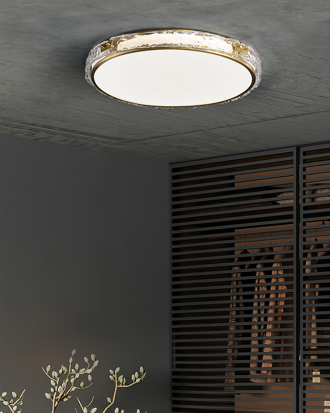 Modern LED Ceiling Light Glass Ring with Gold Finish - Product detail 11