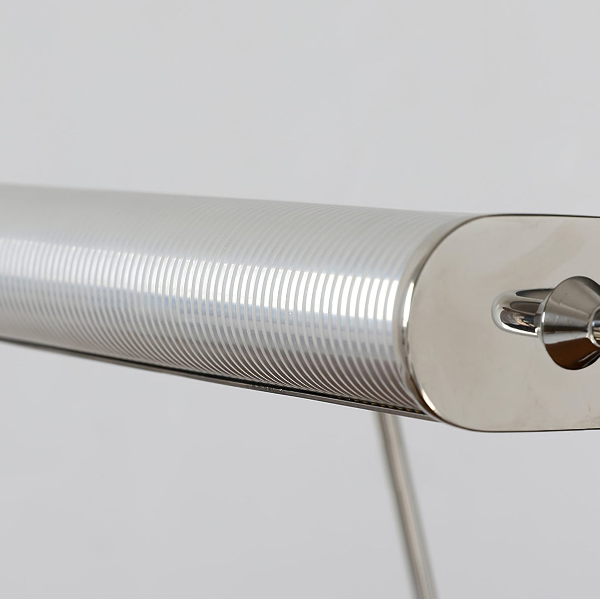 Art Deco LED Table Lamp Chrome Open Screen Design - Product detail 4