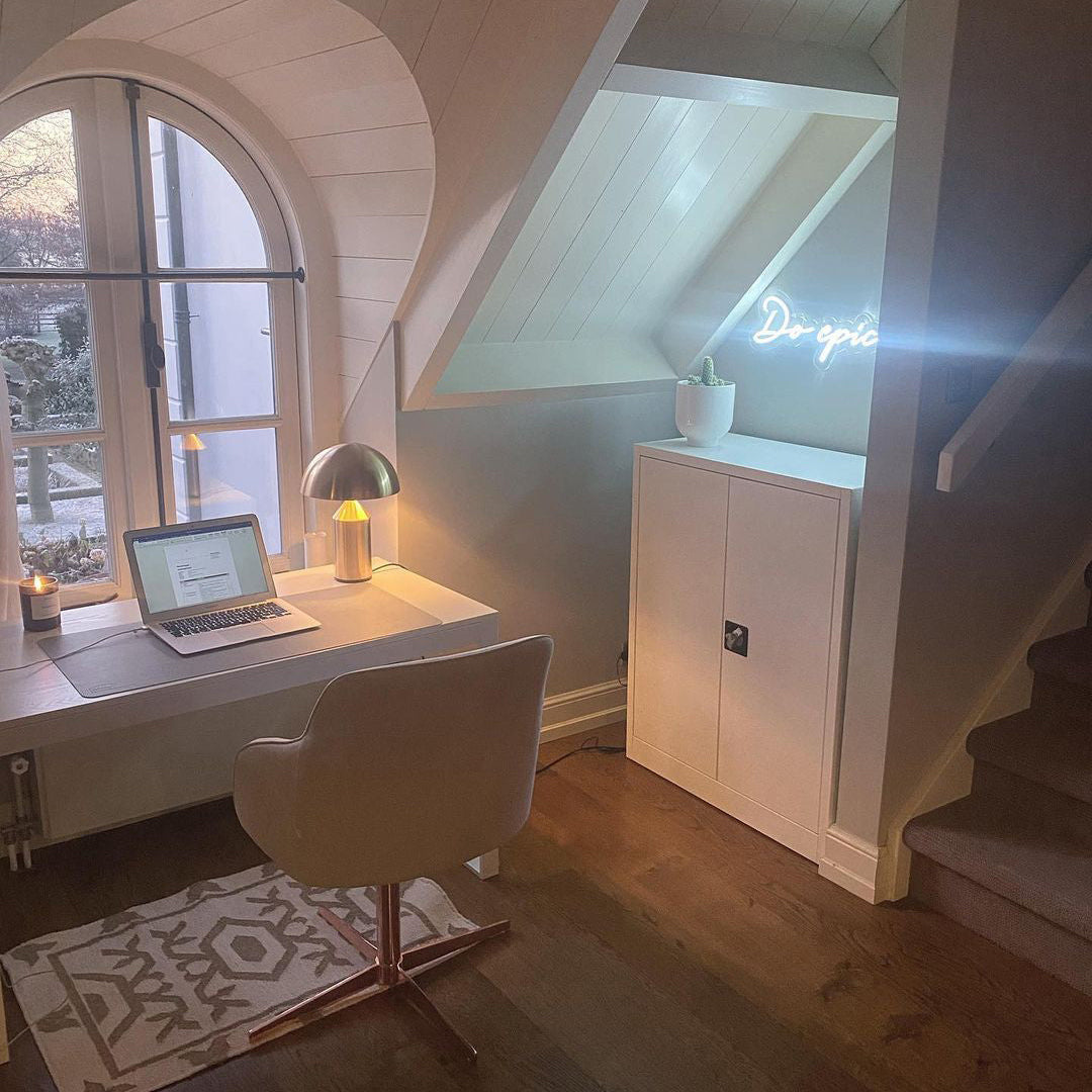 Modern Table Lamp Geometric Metal Dome Design - Product detail 18