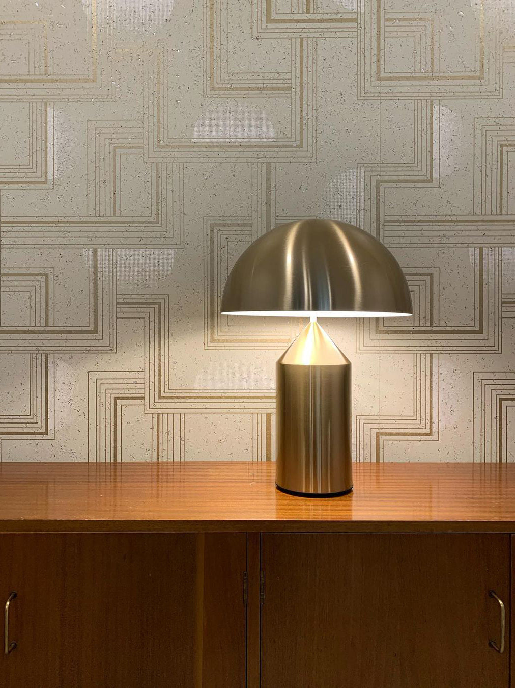 Modern Table Lamp Geometric Metal Dome Design - Product detail 24