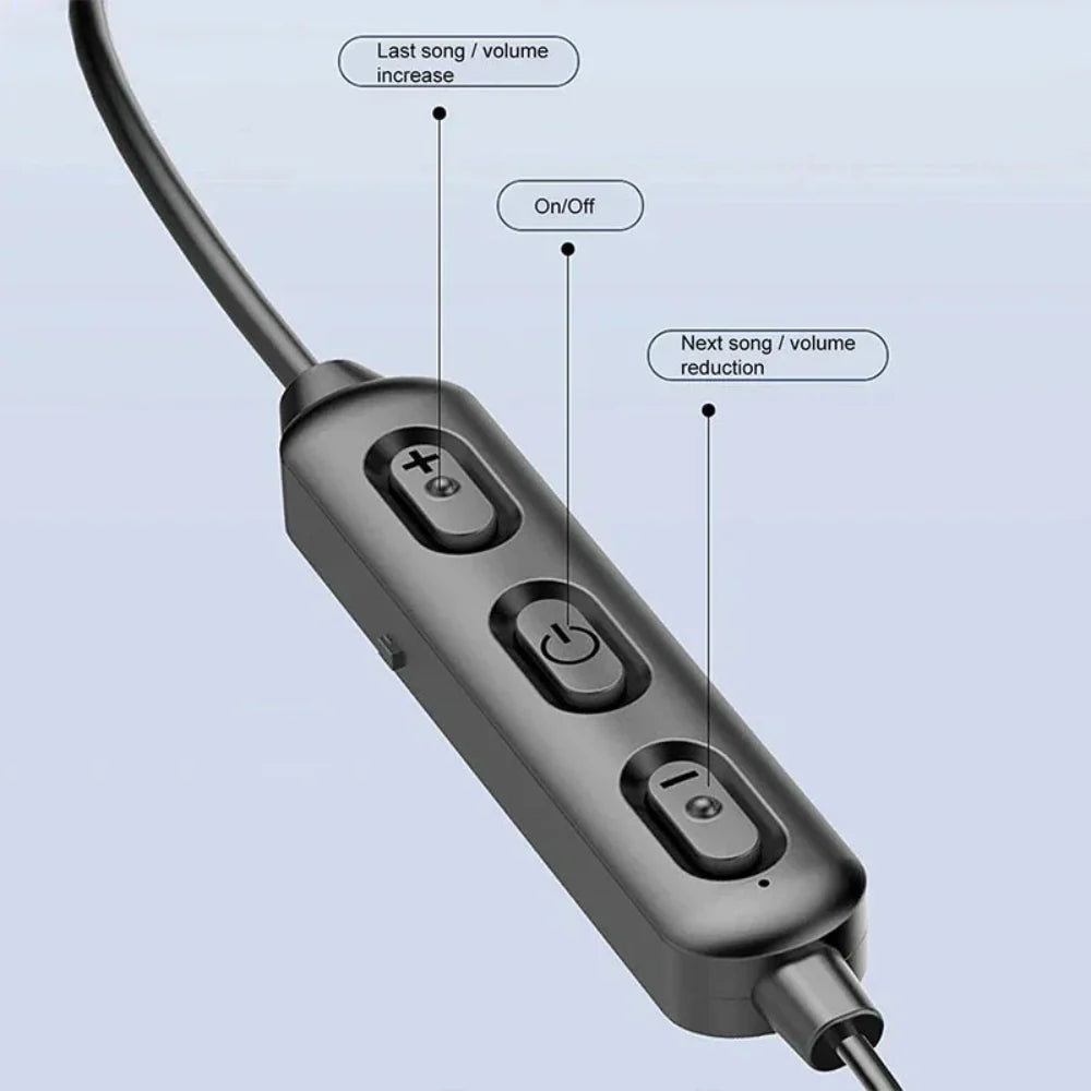 Wireless Neckband Headphones Lightweight Bluetooth Sports Design - Product detail 6