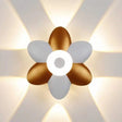 Modern LED Wall Light  Gold White Flower Design - Product detail 7