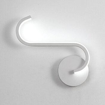 Modern LED Wall Sconce Curved Aluminum Half-Circle Design - Product detail 13