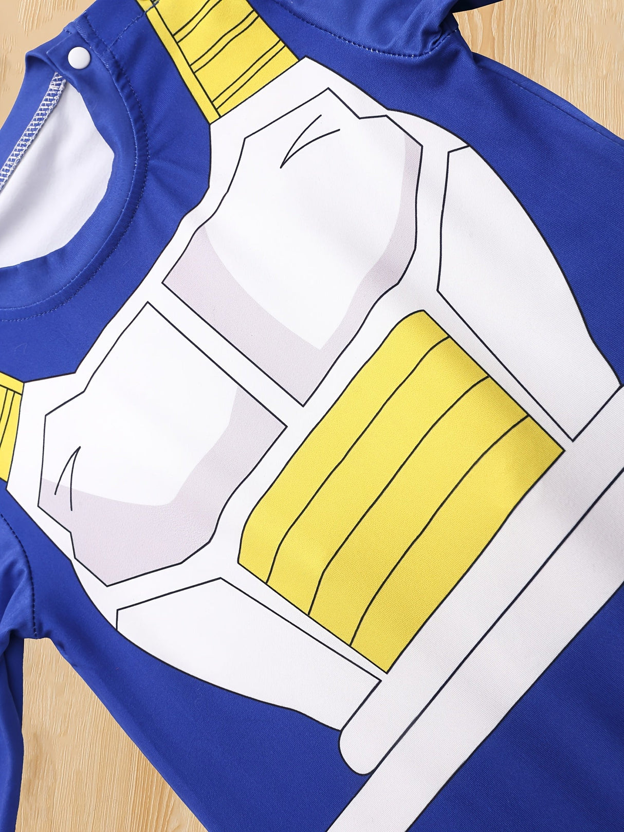 Anime Warrior Baby Jumpsuit Character Armor Print Design - Product example