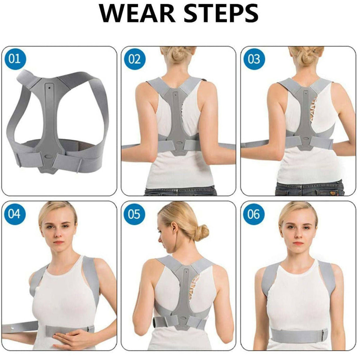 Ergonomic Back Posture Corrector  Adjustable Support System - Product detail 5
