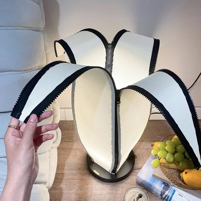 Artistic Table Lamp Banana Leaf Design With Warm Glow - Product detail 32